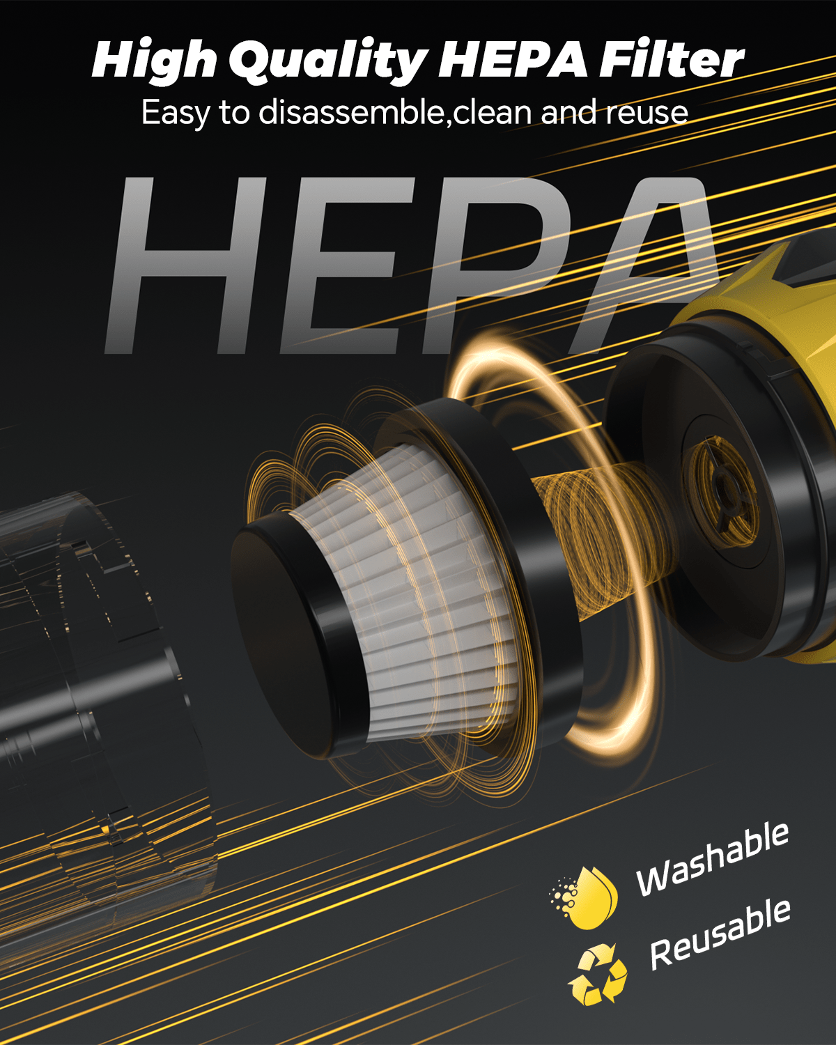 MR.EGO 2-In-1 Ultra Suction Car Vacuum ZX-508